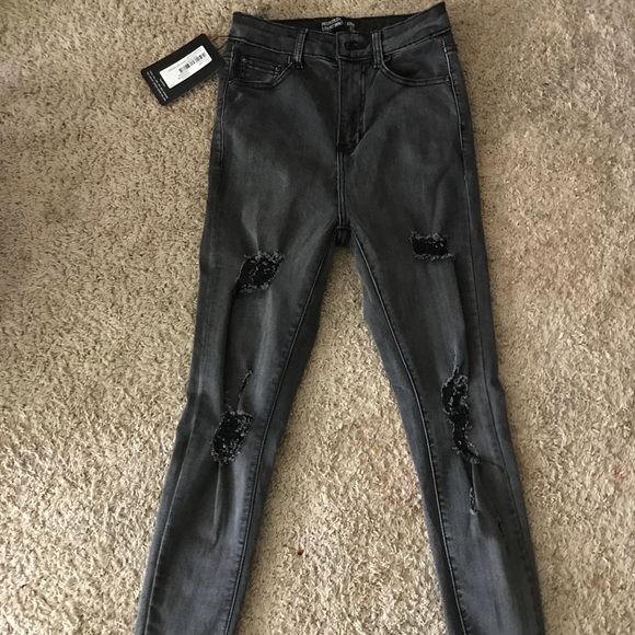 PrettyLittleThing Denim - Denim Washed Jeans